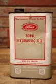 画像1: dp-231012-10 Ford / 1960's-1970's FORD HYDRAULIC OIL ONE U.S. QUART CAN