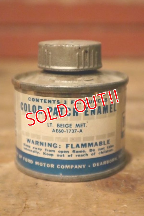 画像3: dp-231012-86 FoMoCo / 1960's AE-60 COLOR PATCH ENAMEL CAN