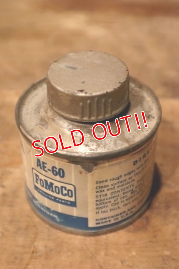 画像5: dp-231012-86 FoMoCo / 1960's AE-60 COLOR PATCH ENAMEL CAN