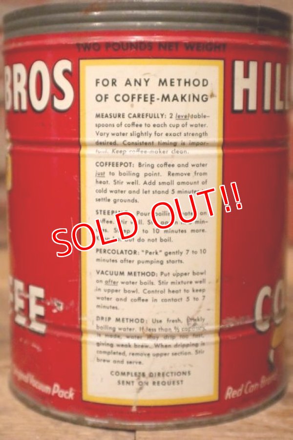 画像4: dp-231016-29 HILLS BROS COFFEE / Vintage Tin Can