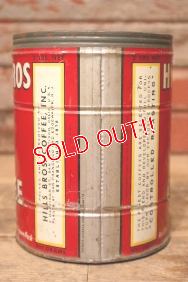 画像3: dp-231016-29 HILLS BROS COFFEE / Vintage Tin Can
