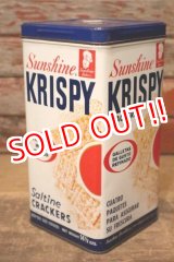 画像: dp-231016-31 Sunshine / 1970's KRISPY Crackers Can