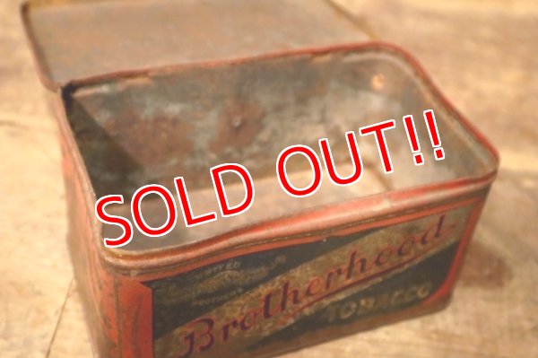 画像7: dp-231016-09 BROTHERHOOD TOBACCO / 1930's Tin Can