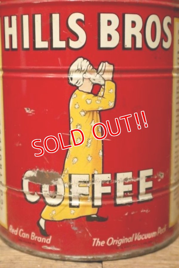 画像2: dp-231016-29 HILLS BROS COFFEE / Vintage Tin Can