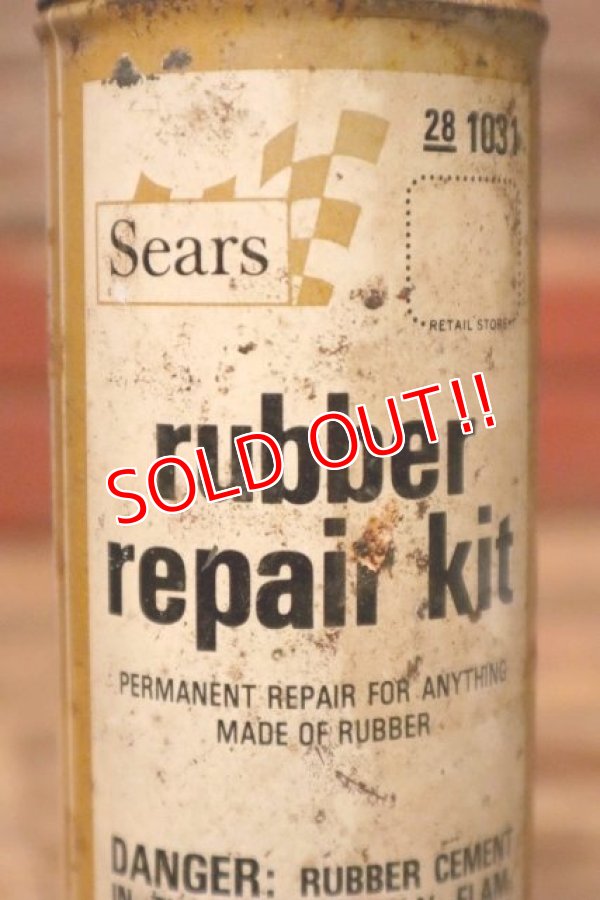 画像2: dp-231016-65 Sears rubber repair kit / Vintage Tin Can