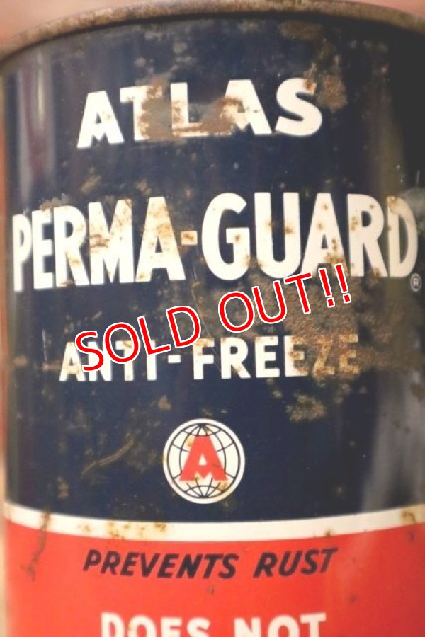 画像2: dp-231012-64 ATLAS / 1950's PERMA-GUARD ANTI-FREEZE U.S.ONE QUART CAN