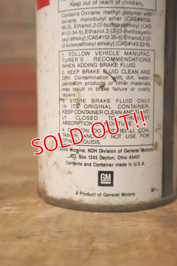 画像6: dp-231012-125 GM / Delco Supreme 11 Brake Fluid Can