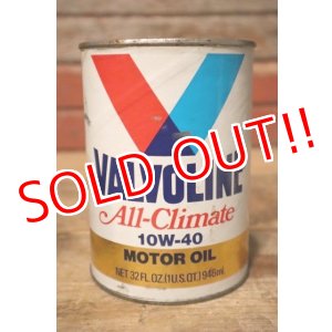 画像: dp-231012-74 VALVOLINE / All-Climate 10W-40 U.S. ONE QUART MOTOR OIL CAN