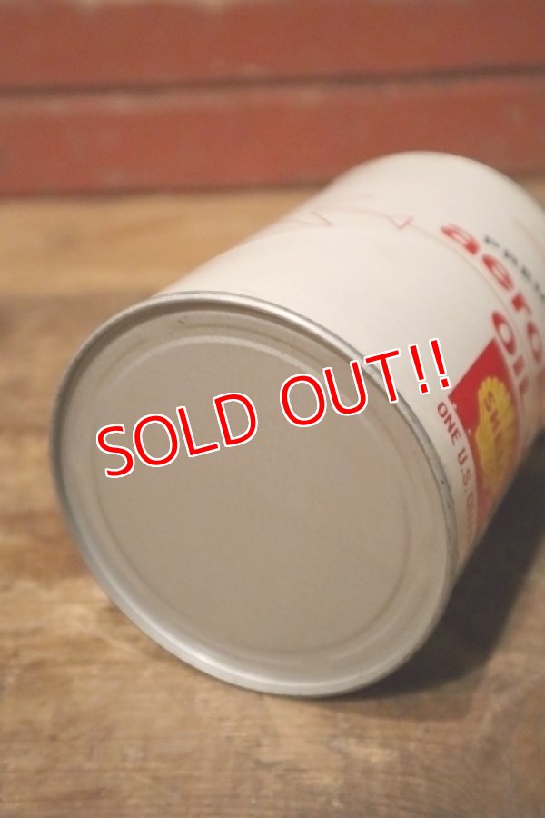 画像7: dp-231012-71 SHELL / PREMIUO aeroshell OIL W U.S. ONE QUART MOTOR OIL CAN
