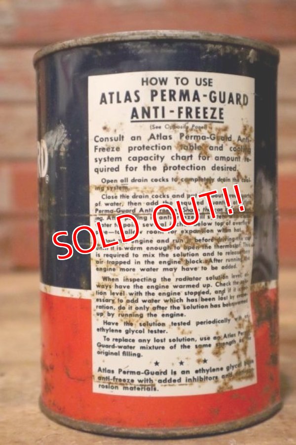 画像4: dp-231012-64 ATLAS / 1950's PERMA-GUARD ANTI-FREEZE U.S.ONE QUART CAN