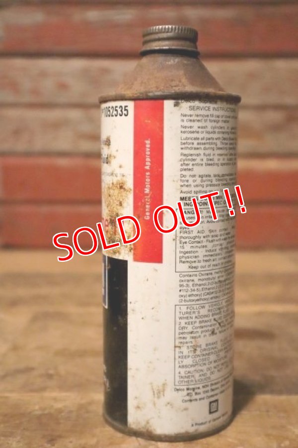 画像4: dp-231012-125 GM / Delco Supreme 11 Brake Fluid Can