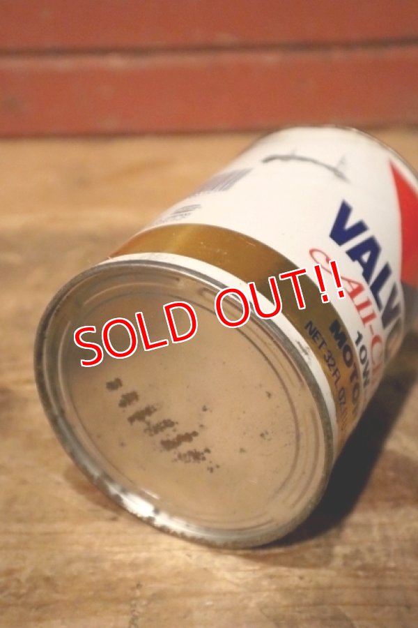 画像6: dp-231012-74 VALVOLINE / All-Climate 10W-40 U.S. ONE QUART MOTOR OIL CAN