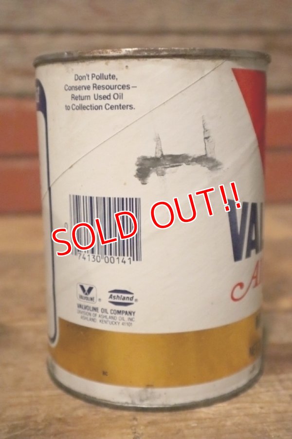 画像4: dp-231012-74 VALVOLINE / All-Climate 10W-40 U.S. ONE QUART MOTOR OIL CAN