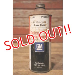 画像: dp-231012-125 GM / Delco Supreme 11 Brake Fluid Can