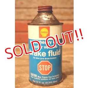 画像: dp-231012-100 SHELL 1960's super heavy duty motor vehicle brake fluid can