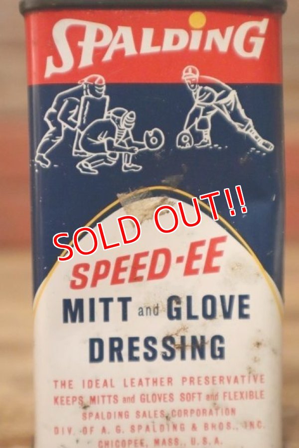 画像2: dp-231101-22 SPALDING / 1970's SPEED-EE Baseball Mitt & Glove Dressing Handy Can