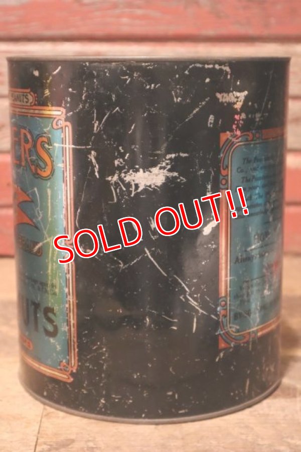 画像7: dp-231101-08 PLANTERS / MR.PEANUT PENNANT SALTED PEANUT 1920's Tin Can