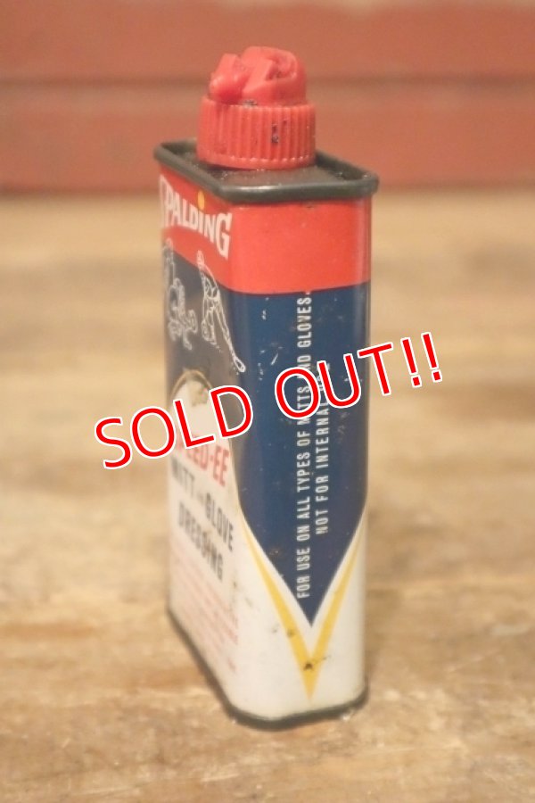 画像4: dp-231101-22 SPALDING / 1970's SPEED-EE Baseball Mitt & Glove Dressing Handy Can