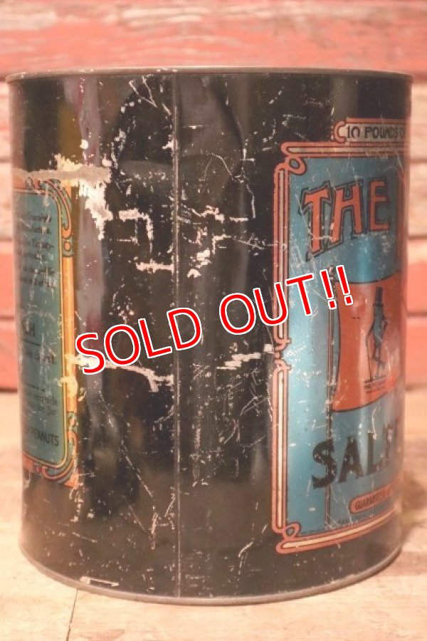 画像6: dp-231101-08 PLANTERS / MR.PEANUT PENNANT SALTED PEANUT 1920's Tin Can