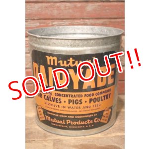 画像: dp-231101-04 Mutual DAIRYADE / 1940's-1950's Galvanized Bucket