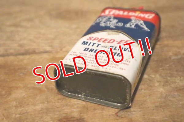 画像6: dp-231101-22 SPALDING / 1970's SPEED-EE Baseball Mitt & Glove Dressing Handy Can