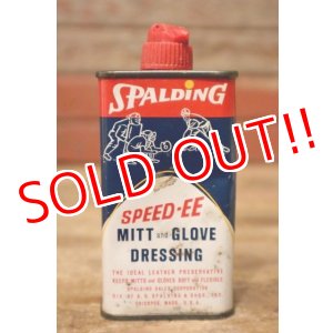 画像: dp-231101-22 SPALDING / 1970's SPEED-EE Baseball Mitt & Glove Dressing Handy Can
