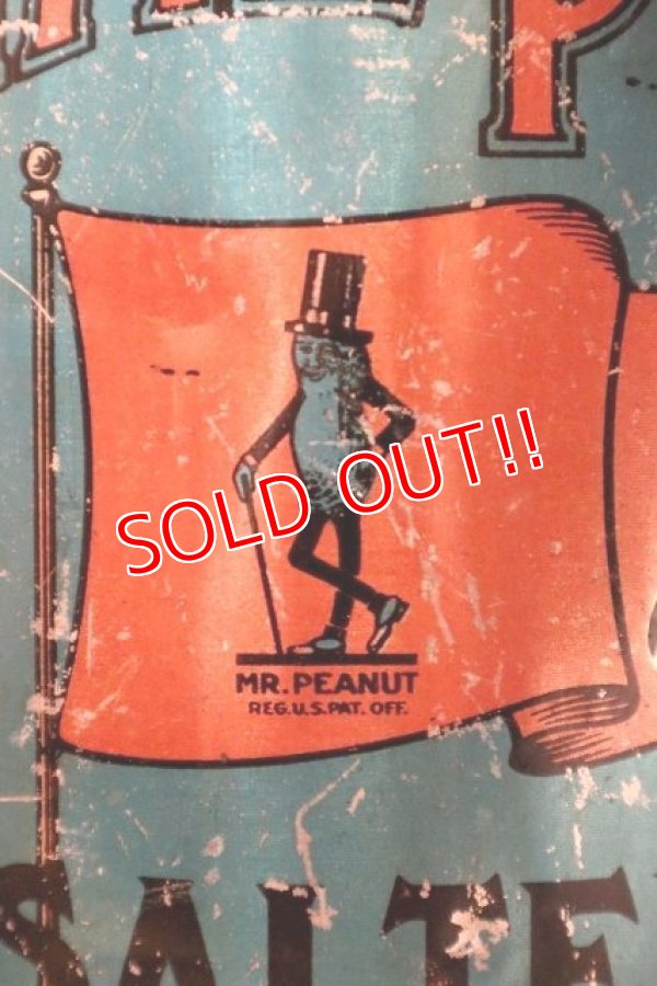 画像3: dp-231101-08 PLANTERS / MR.PEANUT PENNANT SALTED PEANUT 1920's Tin Can