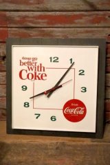 画像: dp-231012-139 Coca-Cola / 1960's Wall Clock "things go better with Coke"