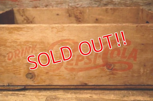 画像4: dp-231101-07 PEPSI-COLA / 1940's-1950's Wood Box