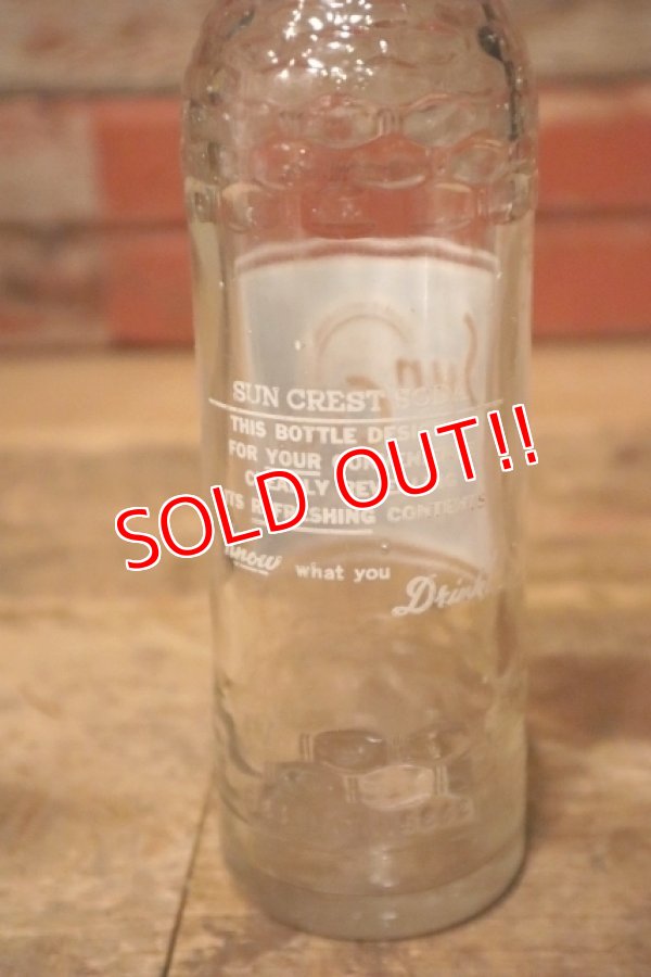 画像3: dp-231101-16 Sun Crest / 1940's 10 FL.OZ Bottle