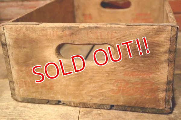 画像6: dp-231101-07 PEPSI-COLA / 1940's-1950's Wood Box