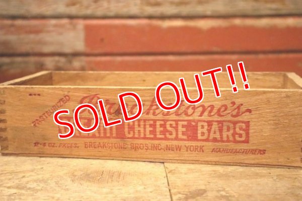 画像3: dp-231101-23 Breakstone's CREAM CHEESE BARS / Vintage Wood Box