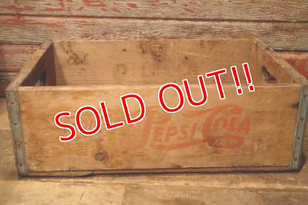 画像3: dp-231101-07 PEPSI-COLA / 1940's-1950's Wood Box
