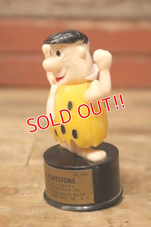 画像4: ct-231101-08 Fred Flintstone / Kohner Bros.1970's Push Button Puppet
