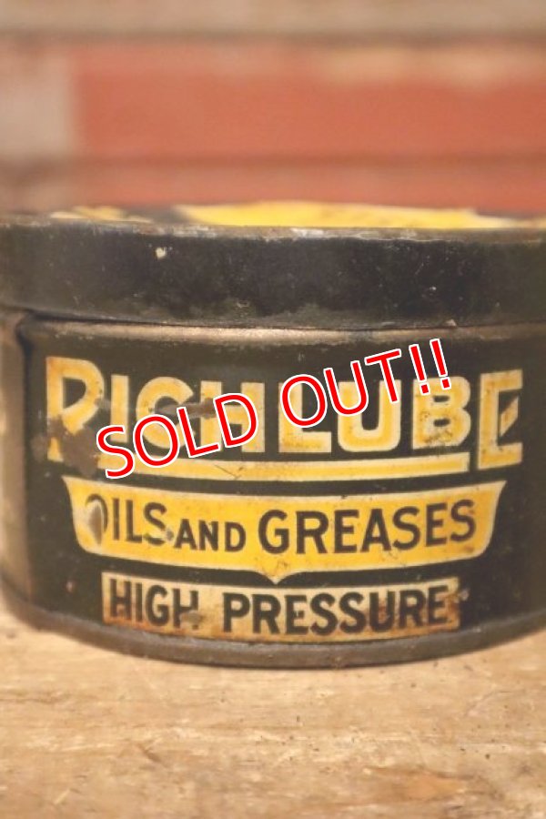 画像3: dp-231012-44 RICHFIELD OIL CO. / 1920's-1930's RICHLUBE OILS AND GREASES 1 LB CAN