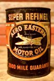 画像1: dp-231012-46 SUPER REFINED / AERO EASTERN MOTOR OIL One U.S. Quart Can