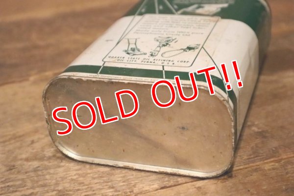 画像7: dp-231101-25 QUAKER STATE / DUPLEX OUTBOARD MOTOR OIL U.S. Quart Can