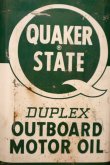 画像2: dp-231101-25 QUAKER STATE / DUPLEX OUTBOARD MOTOR OIL U.S. Quart Can