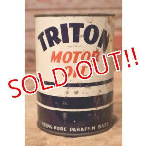 画像: dp-231012-40 UNION OIL COMPANY / 1930's TRITON MOTOR OIL One U.S. Quart Can