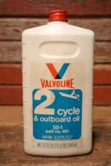 画像: dp-231016-82 VALVOLINE / 2 Cycle & Outboard Oil Plastic Bottle