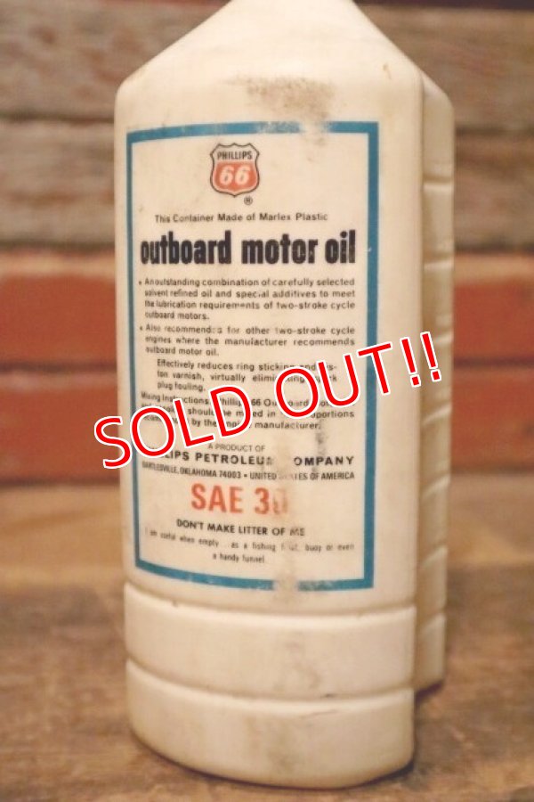 画像5: dp-231016-83 PHILLIPS 66 / outboard motor oil Plastic Bottle