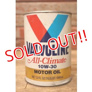 画像: dp-230901-120 VALVOLINE / All-Climate 10W-30 U.S. ONE QUART MOTOR OIL CAN