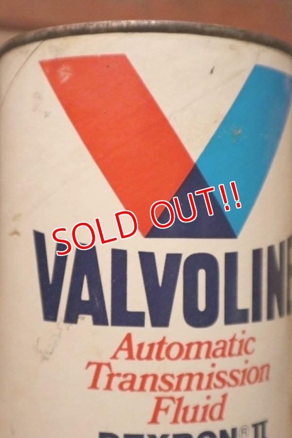 画像2: dp-230901-120 VALVOLINE / Automatic Transmission Fluid DEXRON II U.S. ONE QUART MOTOR OIL CAN