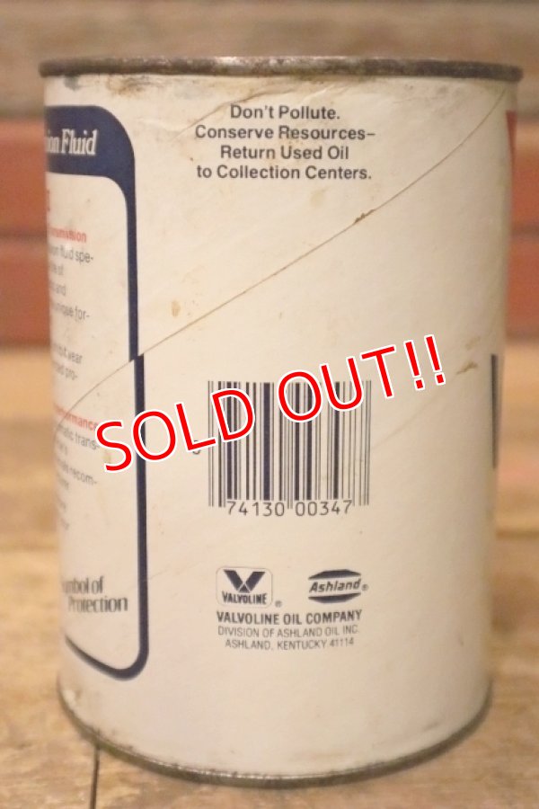 画像4: dp-230901-120 VALVOLINE / Automatic Transmission Fluid DEXRON II U.S. ONE QUART MOTOR OIL CAN