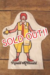 画像: dp-230901-45 Ronald McDonald / 1976 Vinyl Puppet