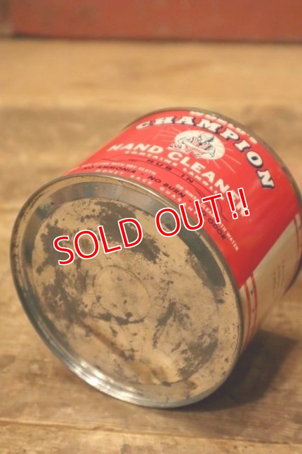 画像6: dp-231206-22 World's CHAMPION / HAND CLEANER Vintage Can