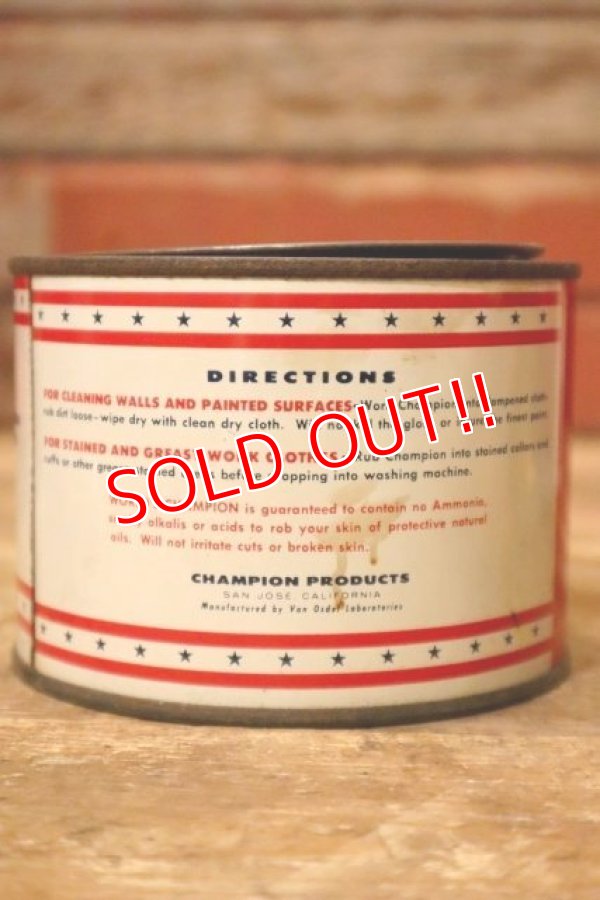 画像3: dp-231206-22 World's CHAMPION / HAND CLEANER Vintage Can