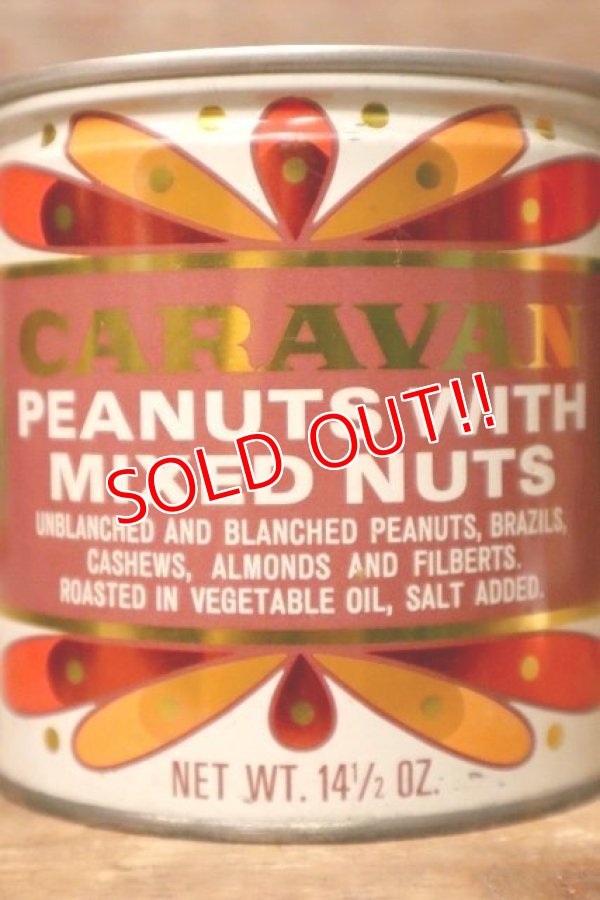 画像2: dp-231016-13 CARAVAN / PEANUTS WITH MIXED NUTS Tin Can