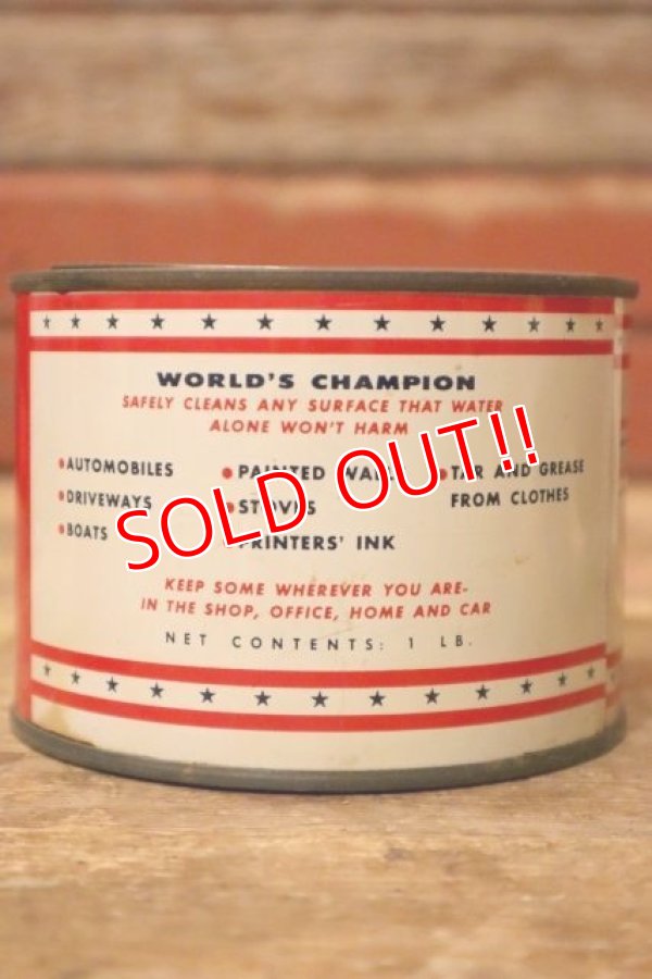 画像4: dp-231206-22 World's CHAMPION / HAND CLEANER Vintage Can