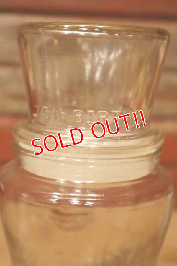 画像5: ct-231206-23 PLANTERS / MR.PEANUT 1991 75th Birthday Glass Jar